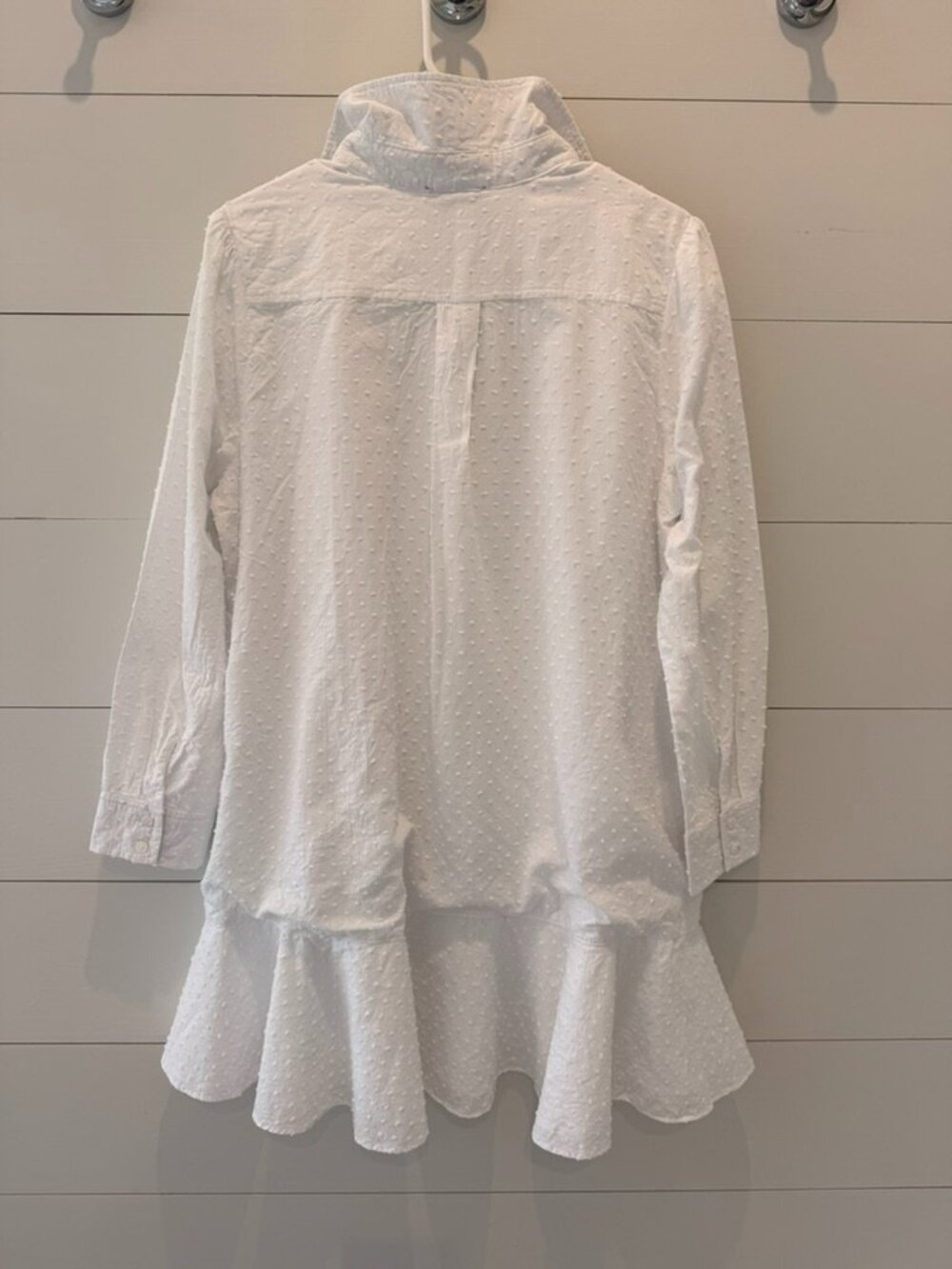 Tuckernuck White Swiss Dot Callahan Shirt Dress - Picture 5 of 6